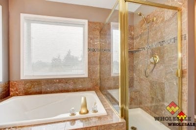 View of Natural Stone Shower Installation in Arlington & Granbury, TX | Natural ...